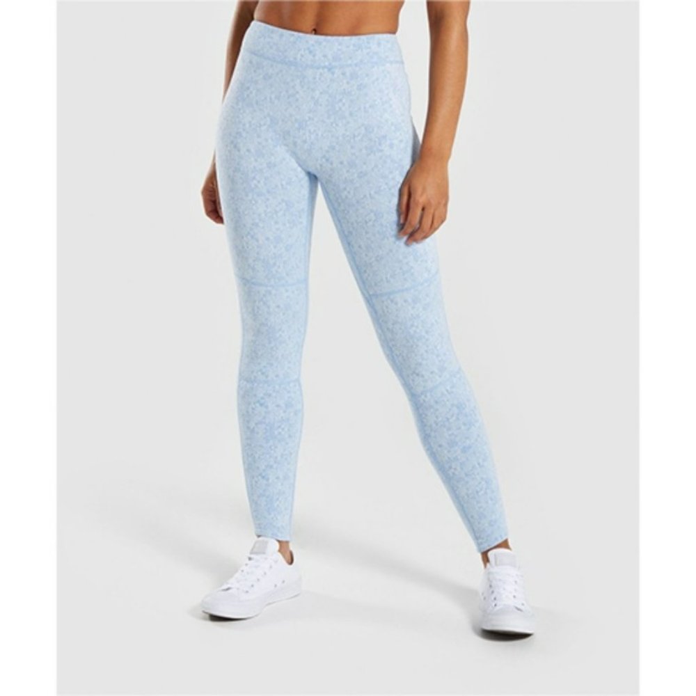 Gymshark Dry Fit Fleur Texture High Waisted Legging